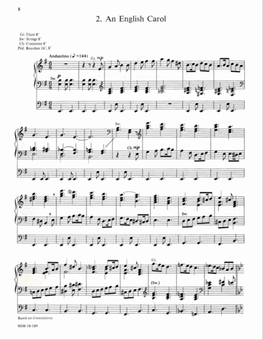 A Christmas Suite A Christmas Suite Organ scores gallery preview page 5