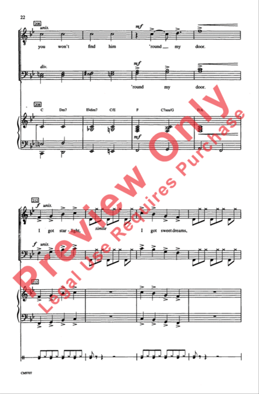 Gershwin Showcase Gershwin Showcase Men's Choir scores gallery preview page 22
