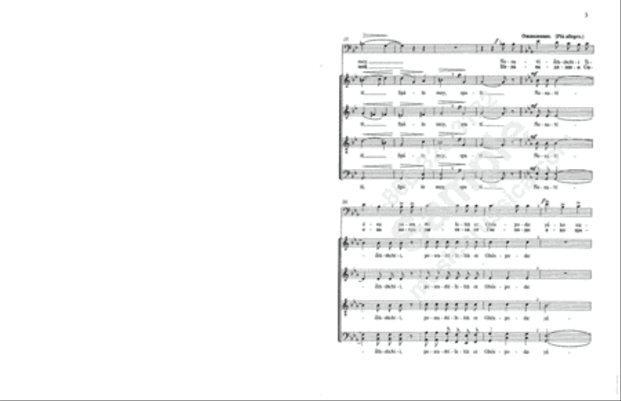 From My Youth 4-Part scores gallery preview page 4