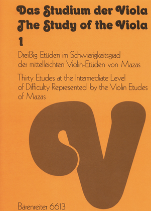 Book cover for Das Studium der Viola