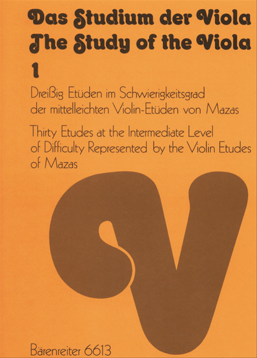 Das Studium der Viola Das Studium der Viola Viola Solo scores gallery preview page 1