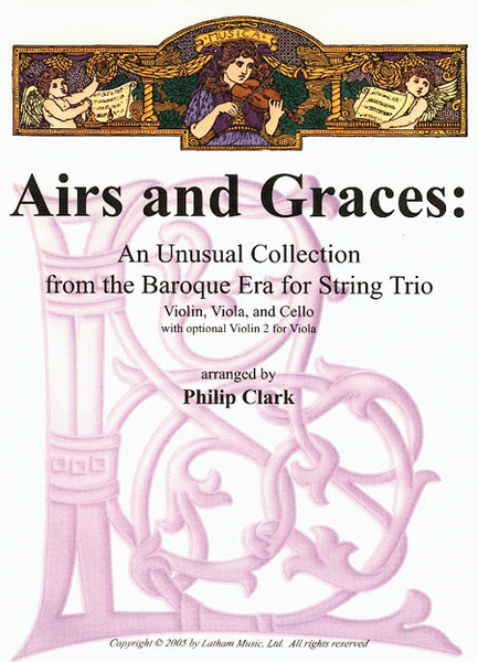Airs and Graces: An Unusual Collection from the Baroque Era for String Trio - Set of Parts image number null