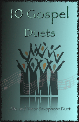 Book cover for 10 Gospel Duets for Alto and Tenor Saxophone