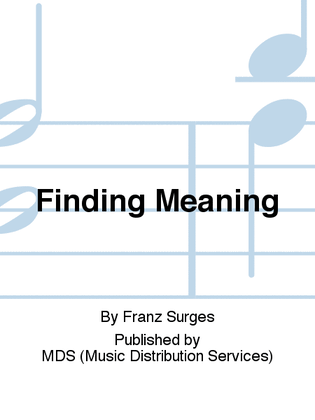 Finding meaning