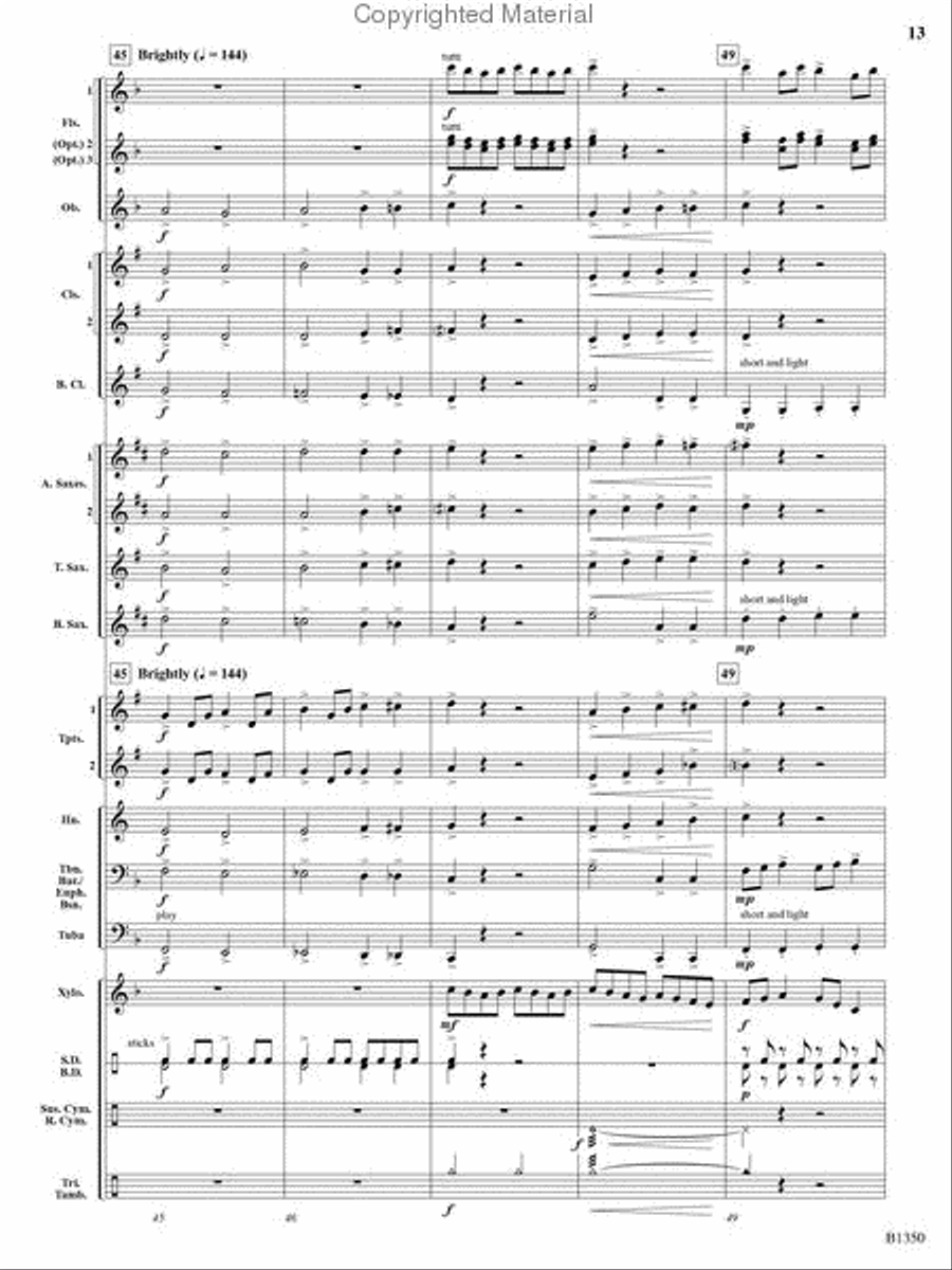 Flutopia Concert Band scores gallery preview page 12