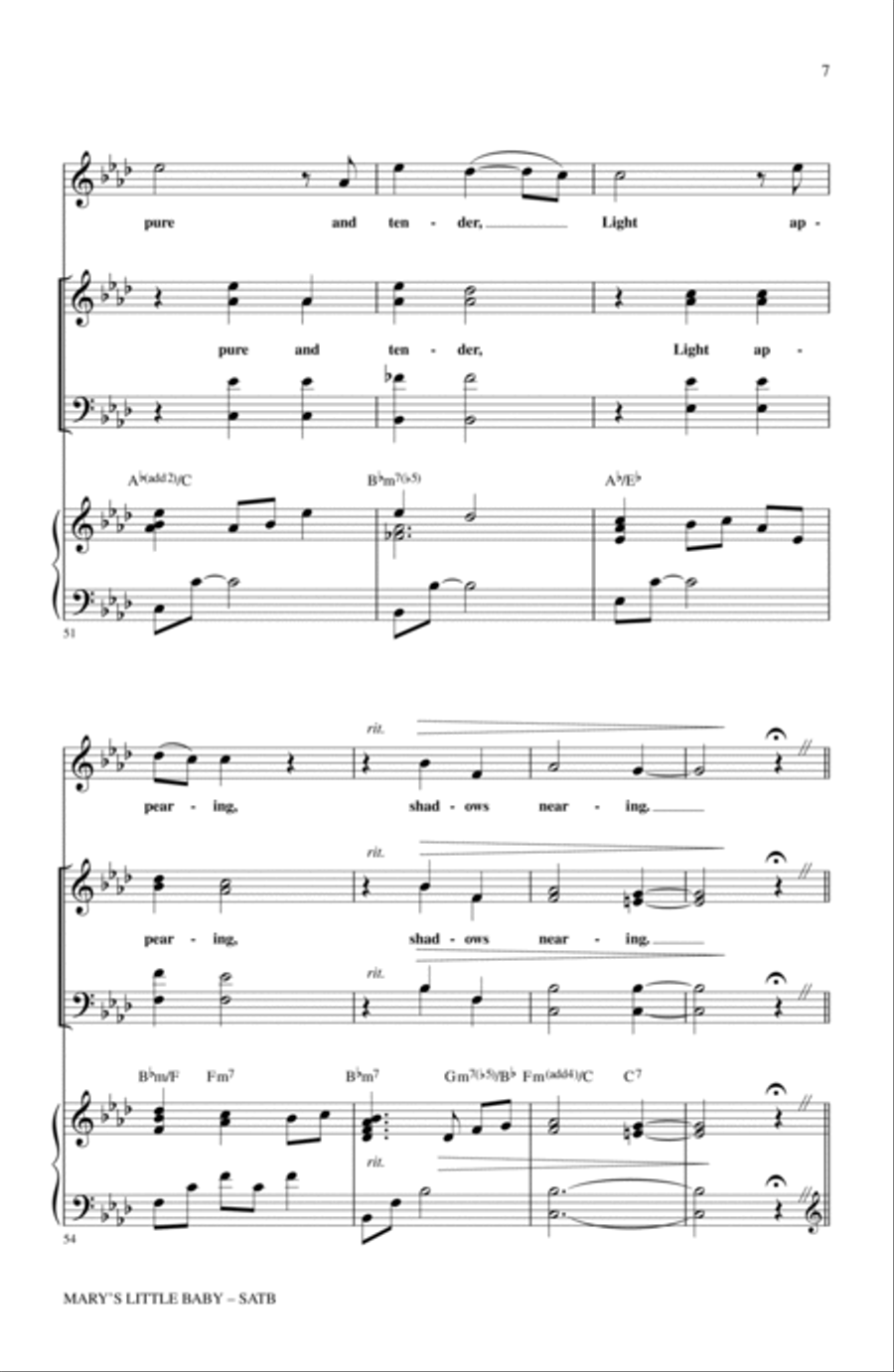 Mary's Little Baby (How Beautiful You Are) Choir scores gallery preview page 6