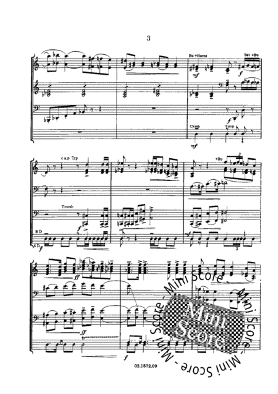 Triptiek voor Fanfare Concert Band scores gallery preview page 6