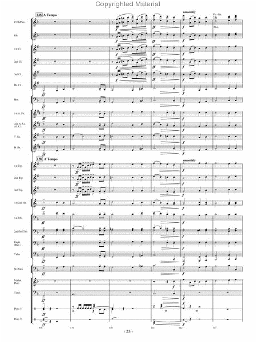 Flight of Valor Concert Band scores gallery preview page 24