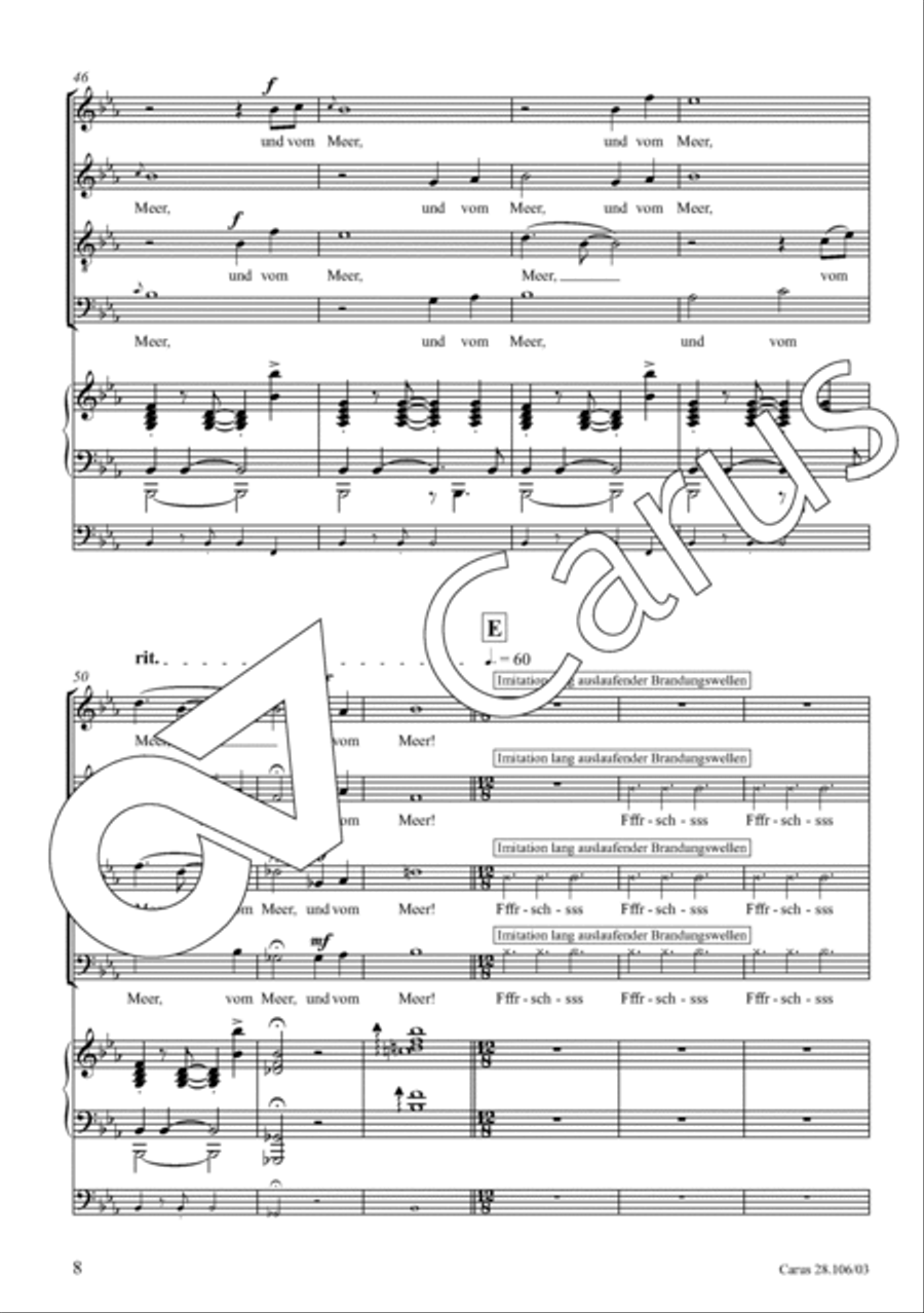 Die mit Schiffen auf dem Meer (Psalm 107) 4-Part scores gallery preview page 9