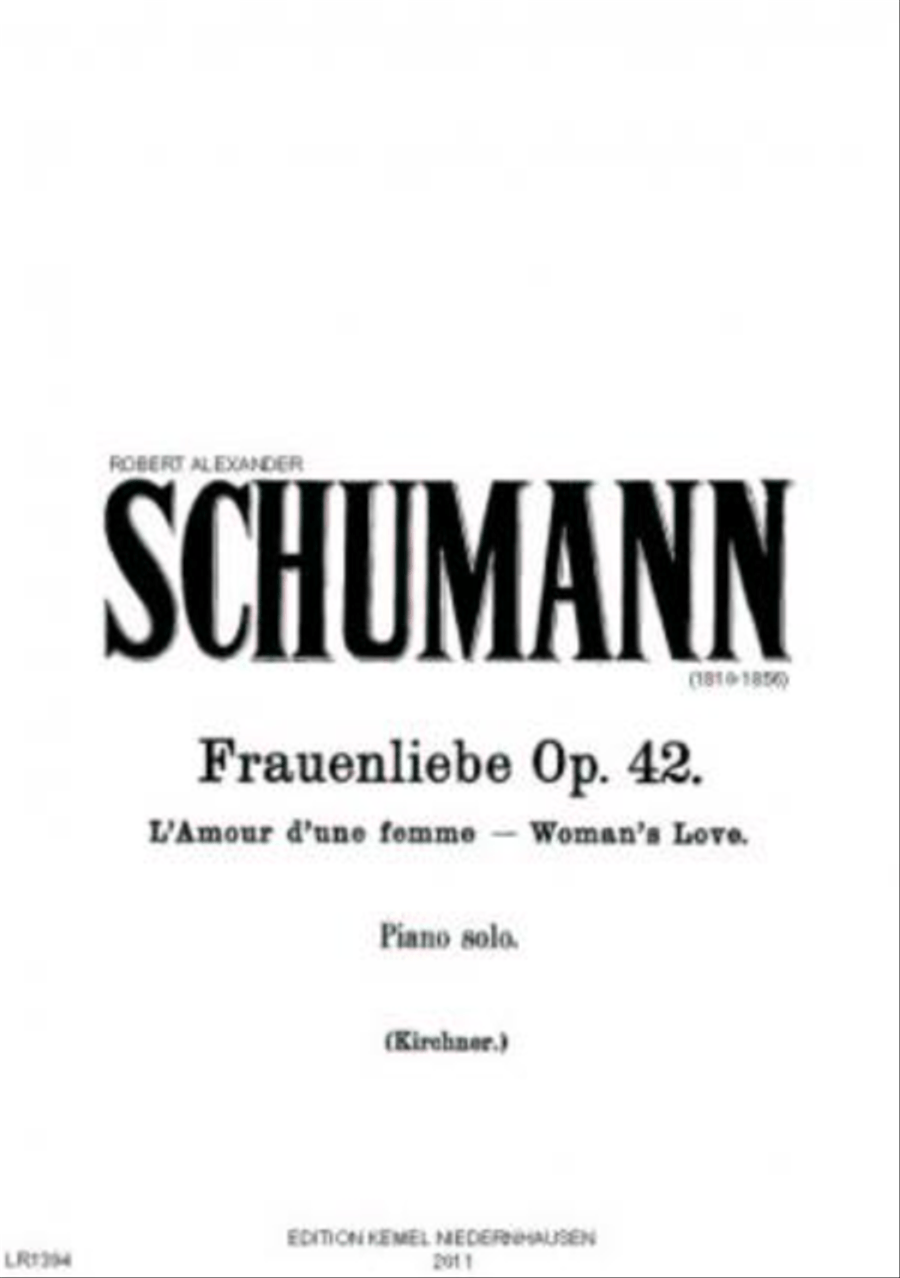 Frauenliebe und Leben Piano Solo scores gallery preview page 1