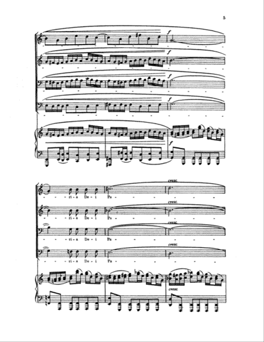 Mass in B Minor: Cum Sancto Spiritu TTBB scores gallery preview page 6