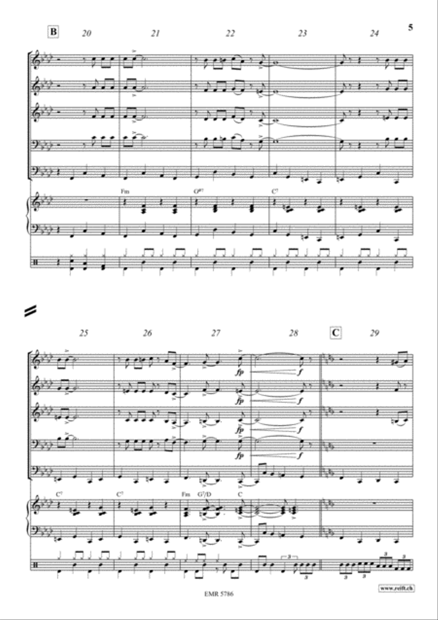 St. Louis Blues Concert Band scores gallery preview page 5