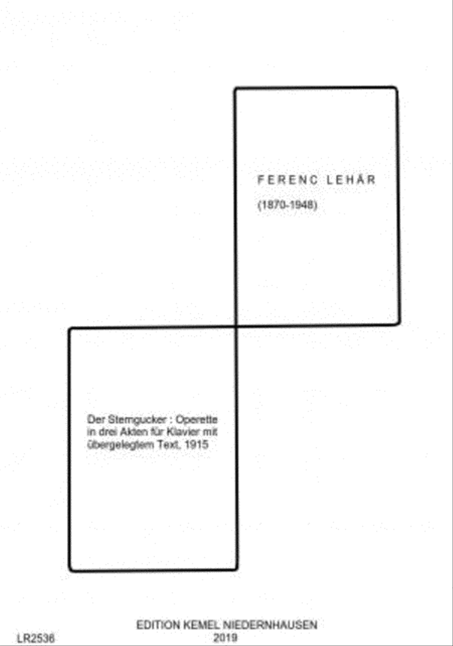 Der Sterngucker Piano scores gallery preview page 1