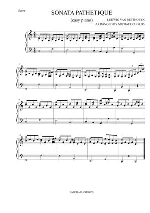 Sonata Pathetique (EASY PIANO)