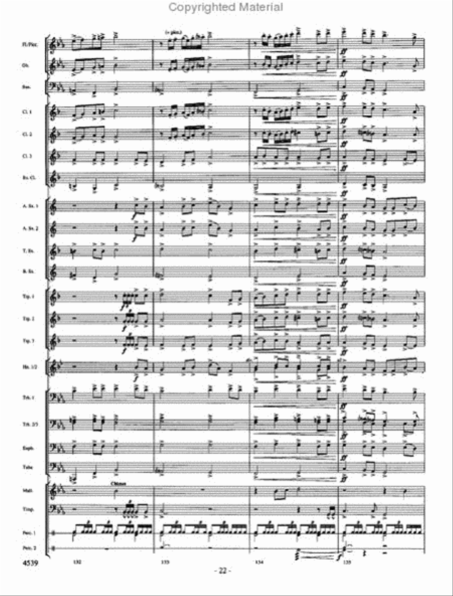 An American Portrait Concert Band scores gallery preview page 21