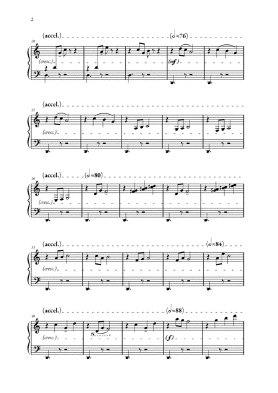 Meeting the Water Deity Meeting the Water Deity Easy Piano scores gallery preview page 2