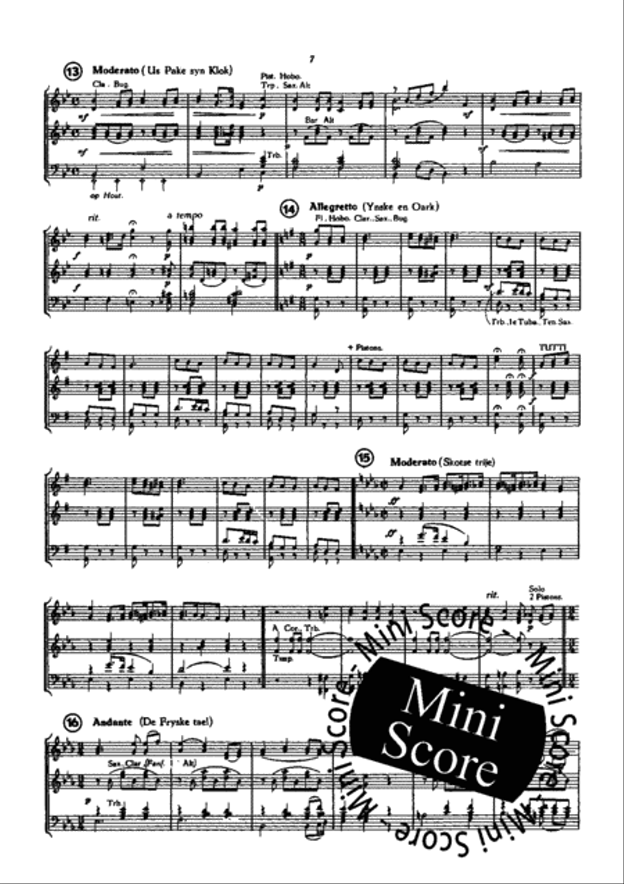 Fryske Grienmank Fryske Grienmank Fanfare Band scores gallery preview page 9