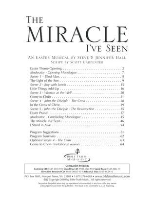 The Miracle I've Seen - Easter Cantata