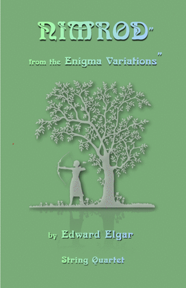 Book cover for Nimrod, from the Enigma Variations by Elgar, for String Quartet