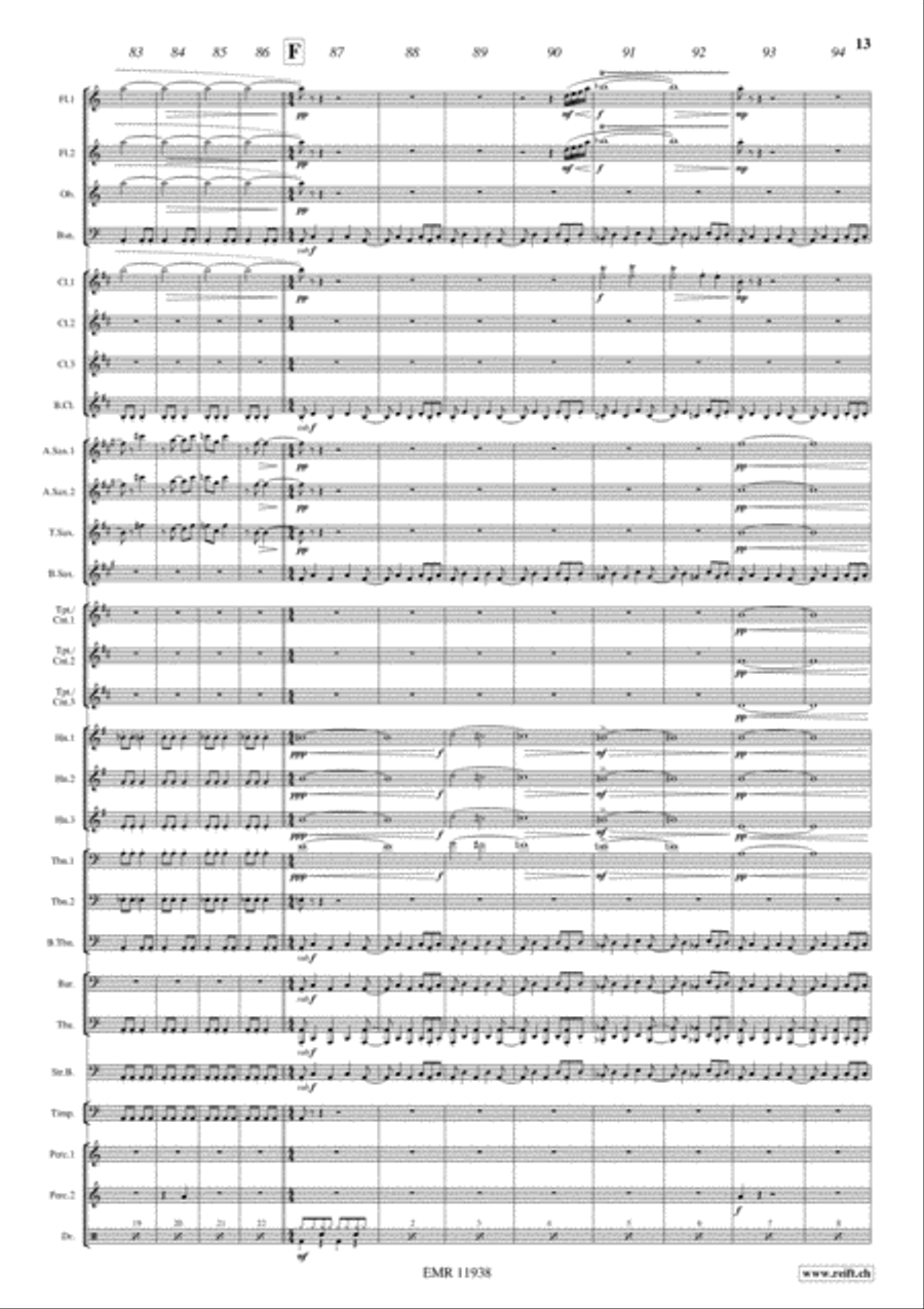 The Sicilian Clan Concert Band scores gallery preview page 14