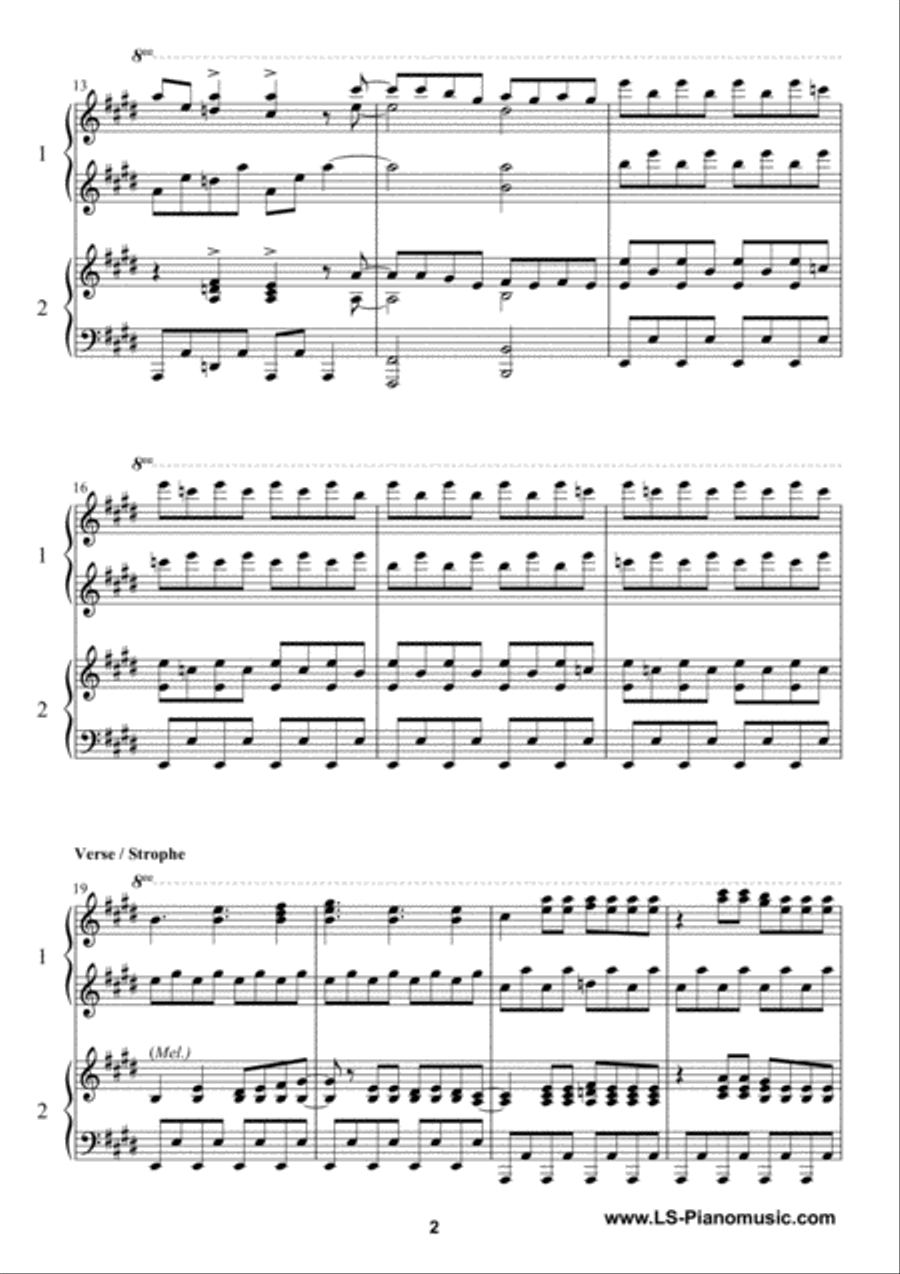 Mamma Mia Piano scores gallery preview page 3