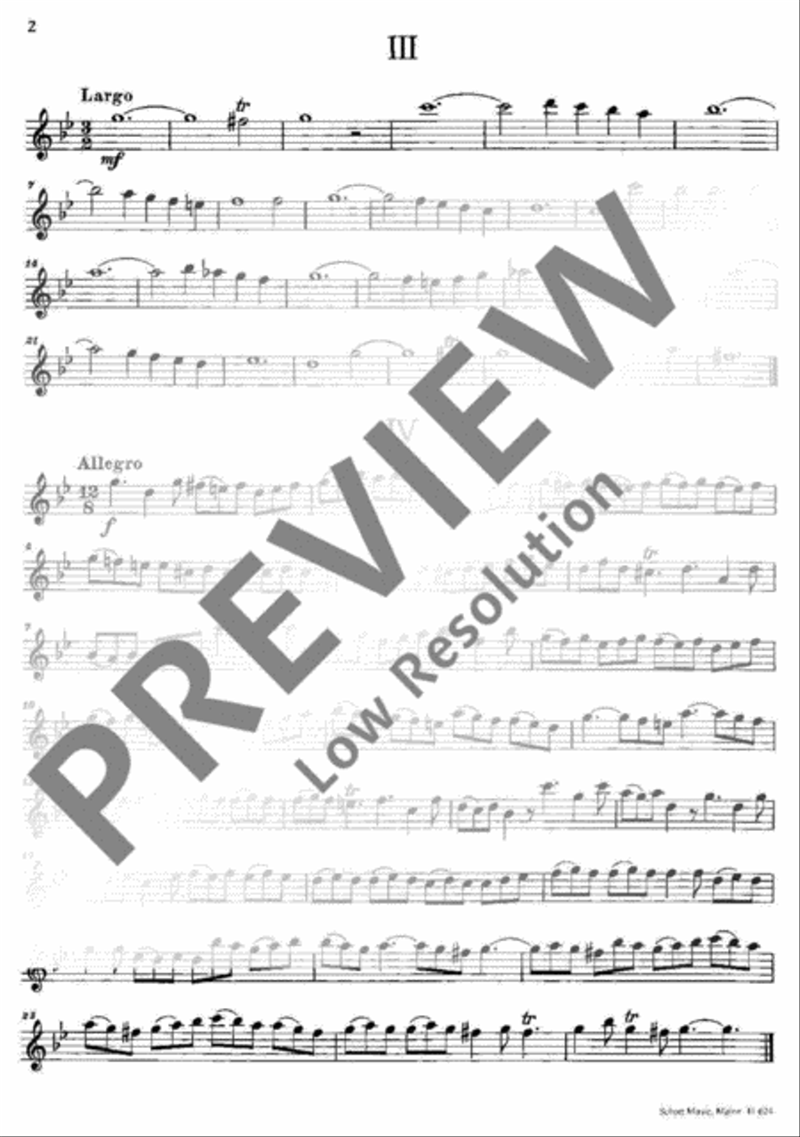 Triosonate G minor Triosonate G minor Alto Recorder scores gallery preview page 13