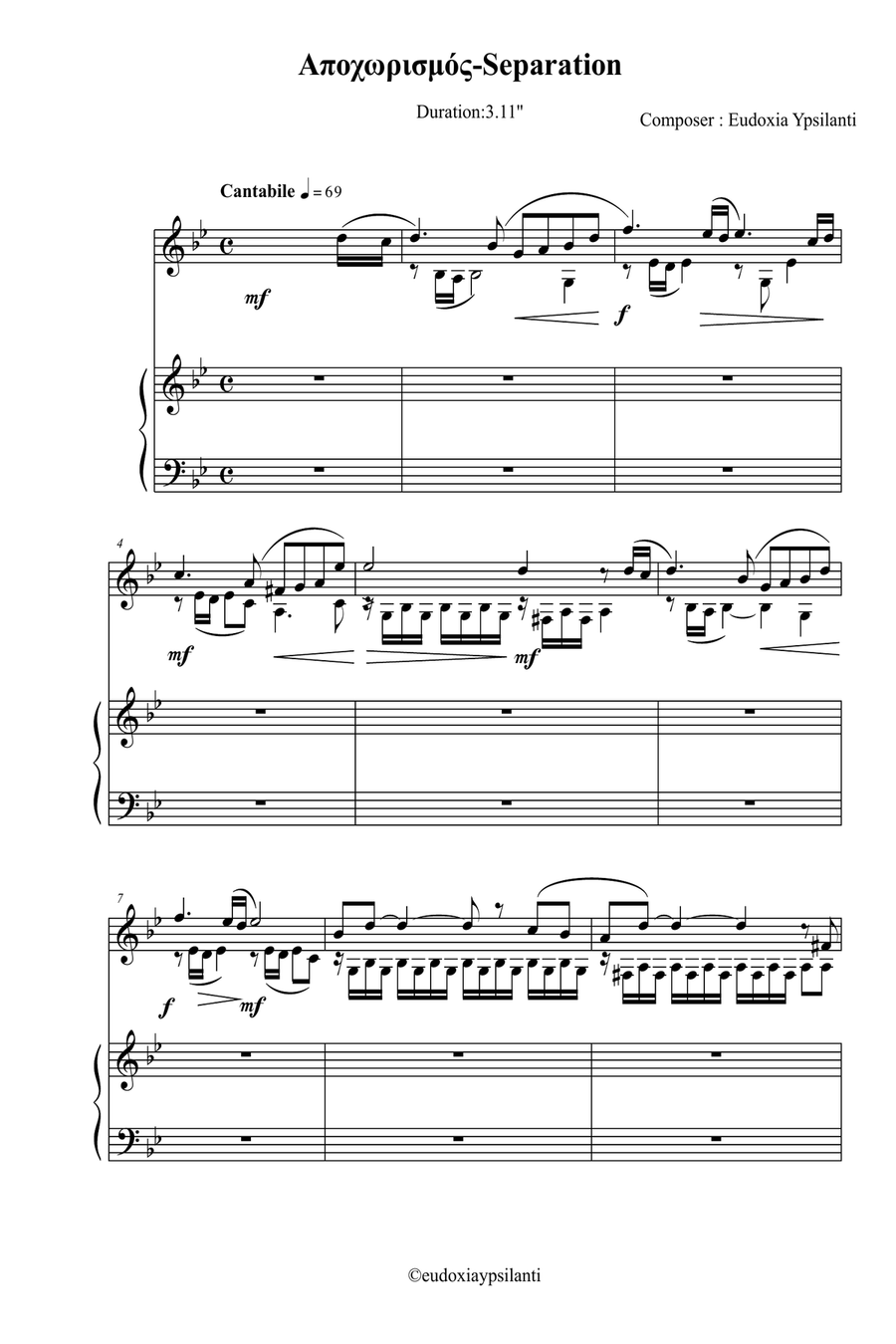 The separation The separation Acoustic Guitar scores gallery preview page 3