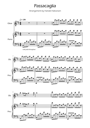 Passacaglia - Handel/Halvorsen - Oboe Solo w/ Piano