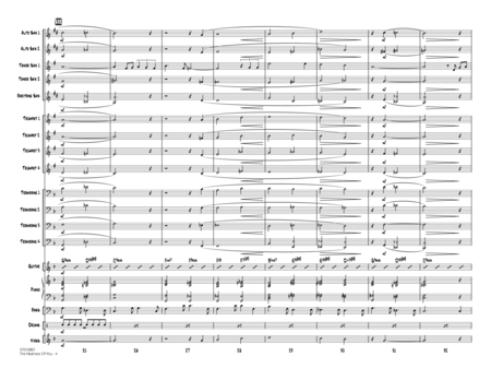 The Nearness of You (arr. Mark Taylor) - Conductor Score (Full Score)