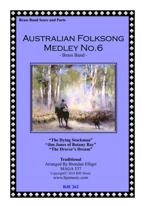 Book cover for Australian Folksong Medley No. 6 - Brass Band