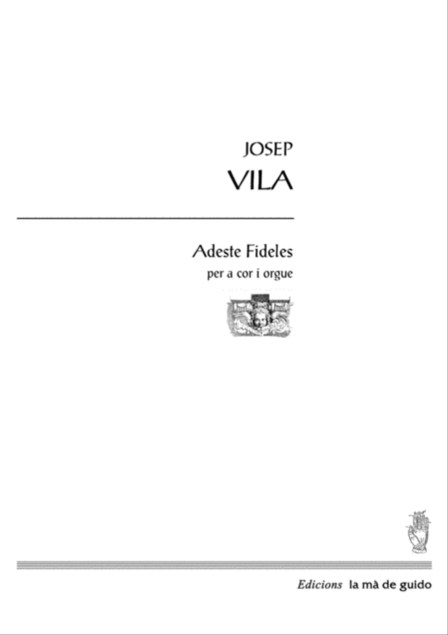 Adeste Fideles 4-Part scores gallery preview page 1