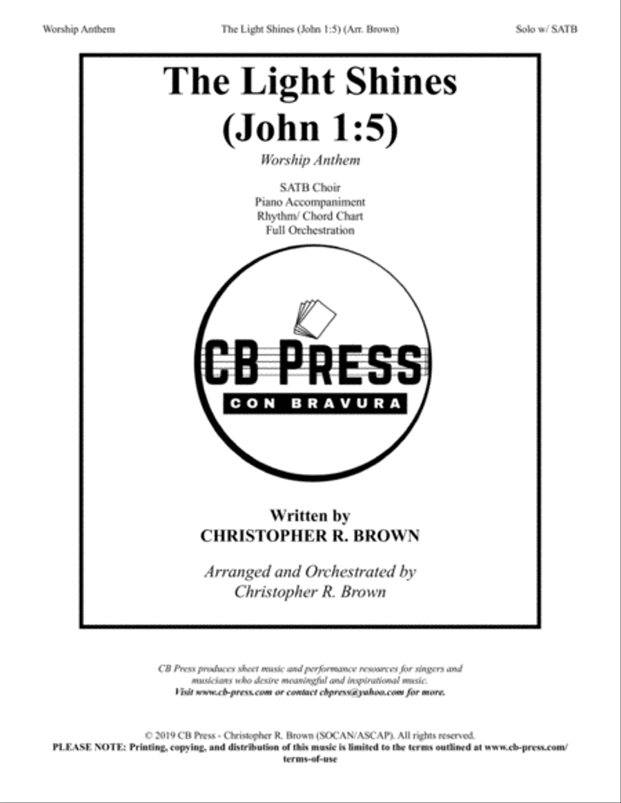 The Light Shines [John 1:5] (Anthem) - Orchestration