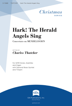 Book cover for Hark! The Herald Angels Sing - Full Score and Parts