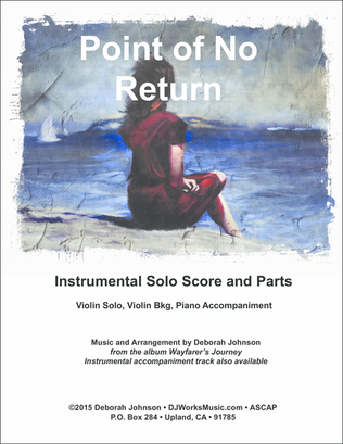 Book cover for Point of No Return Inst. Solo Score