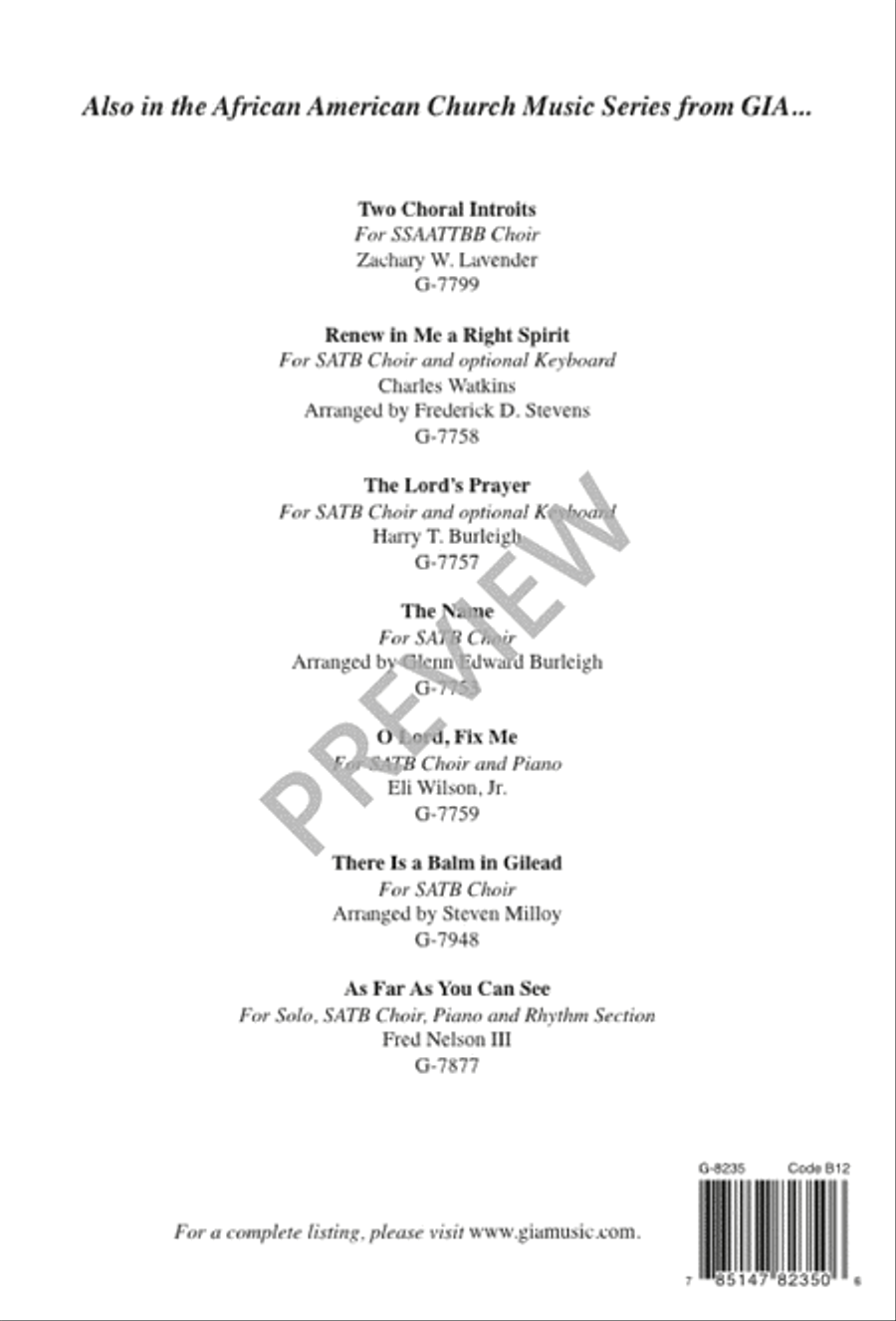 Faithful over a Few Things 4-Part scores gallery preview page 13