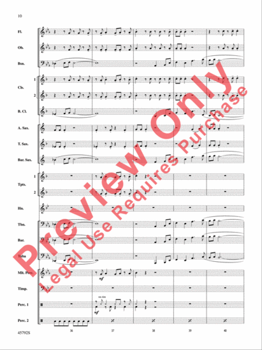 First Sun First Sun Concert Band scores gallery preview page 11