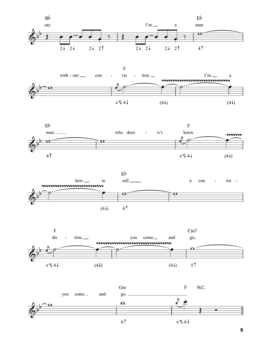 Karma Chameleon Harmonica scores gallery preview page 2