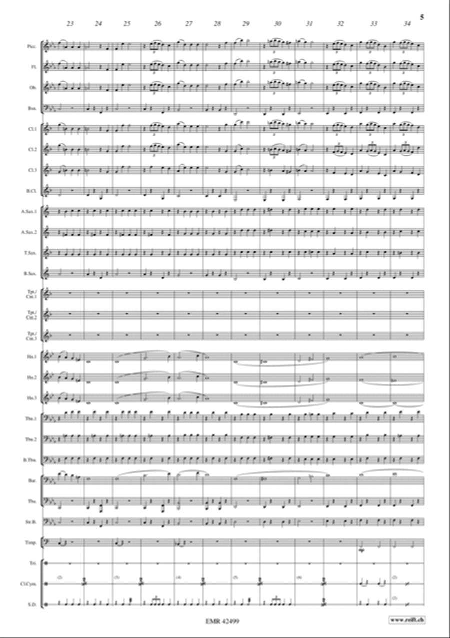 Frais Minois Concert Band scores gallery preview page 5