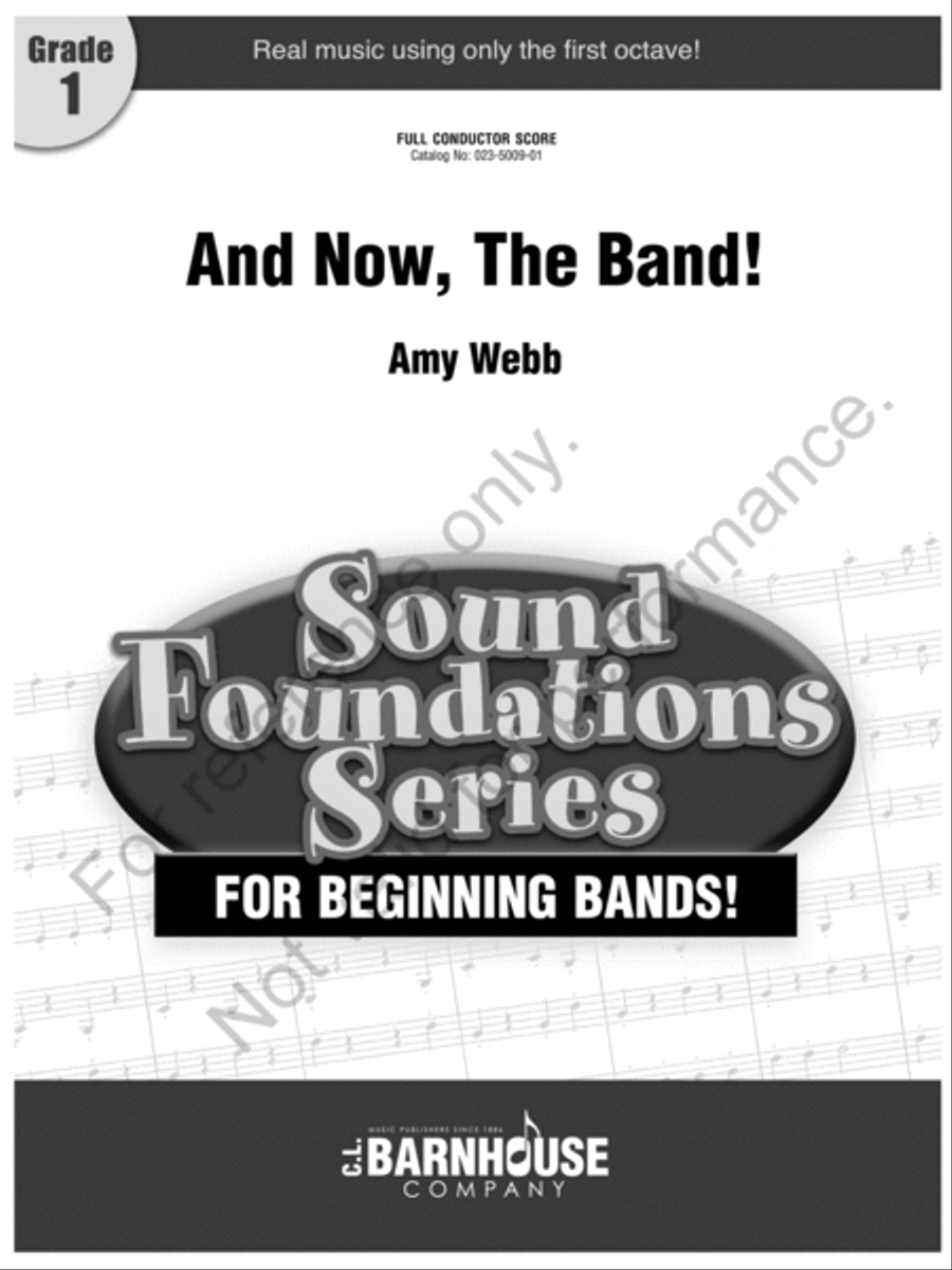 And Now, The Band! And Now, The Band! Concert Band scores gallery preview page 2