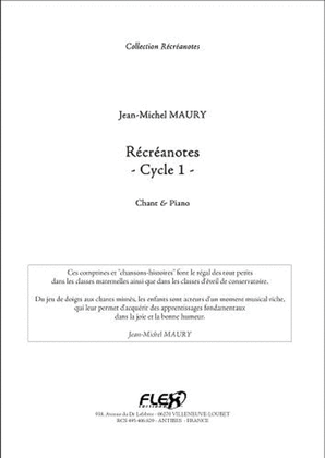 Recreanotes - Cycle 1 - Children's Choir & Piano