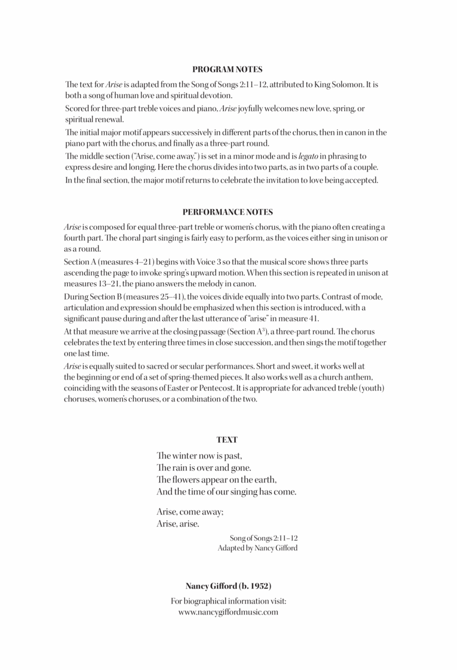 Arise 3-Part scores gallery preview page 1