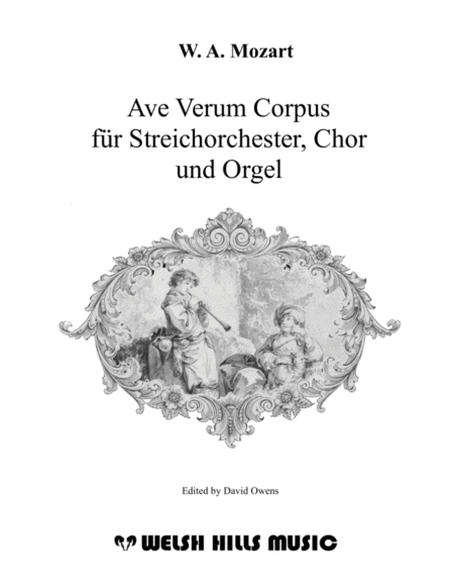 Ave Verum Corpus for String Orchestra, Choir and Organ image number null