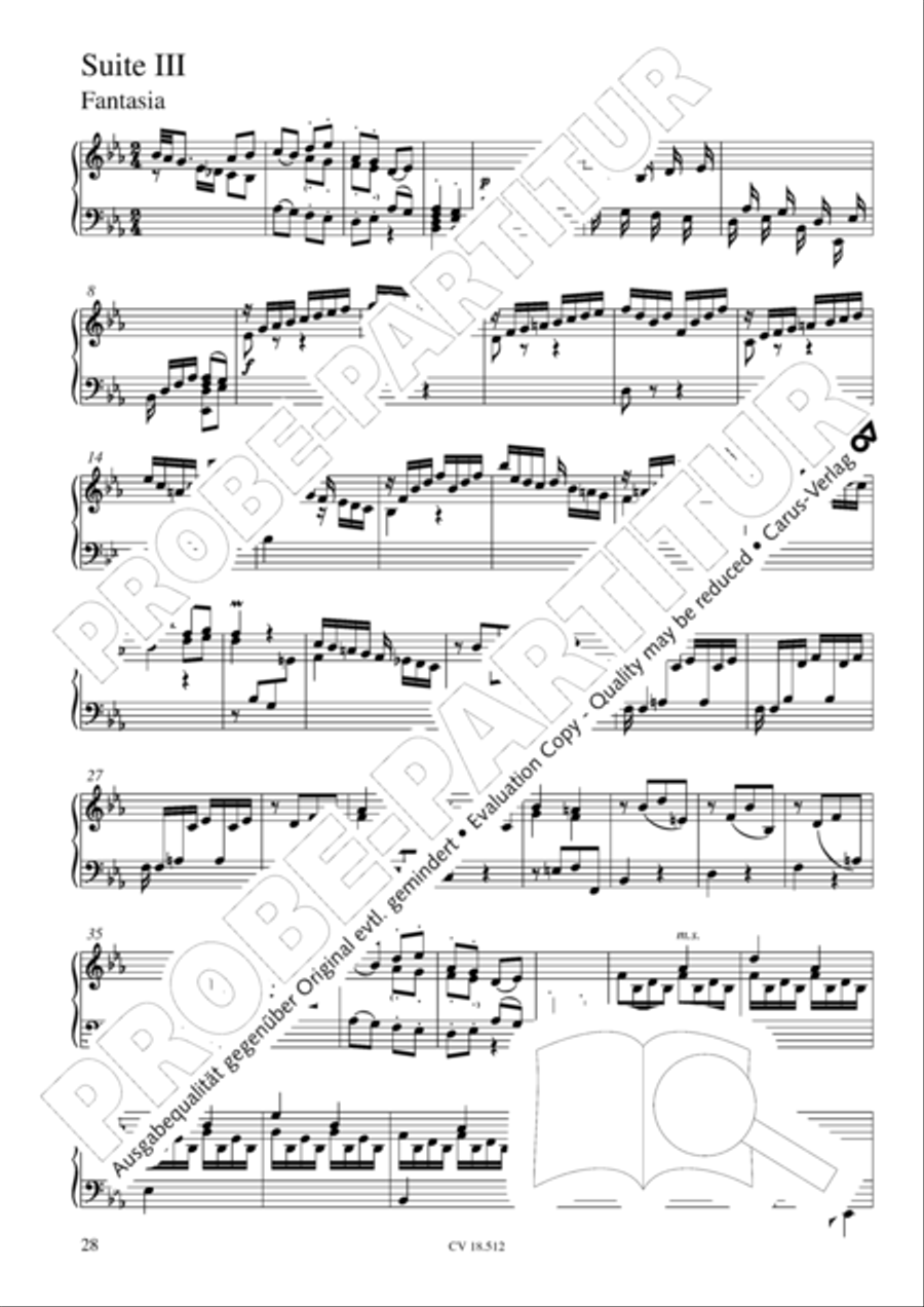 Six Suites Harpsichord scores gallery preview page 29