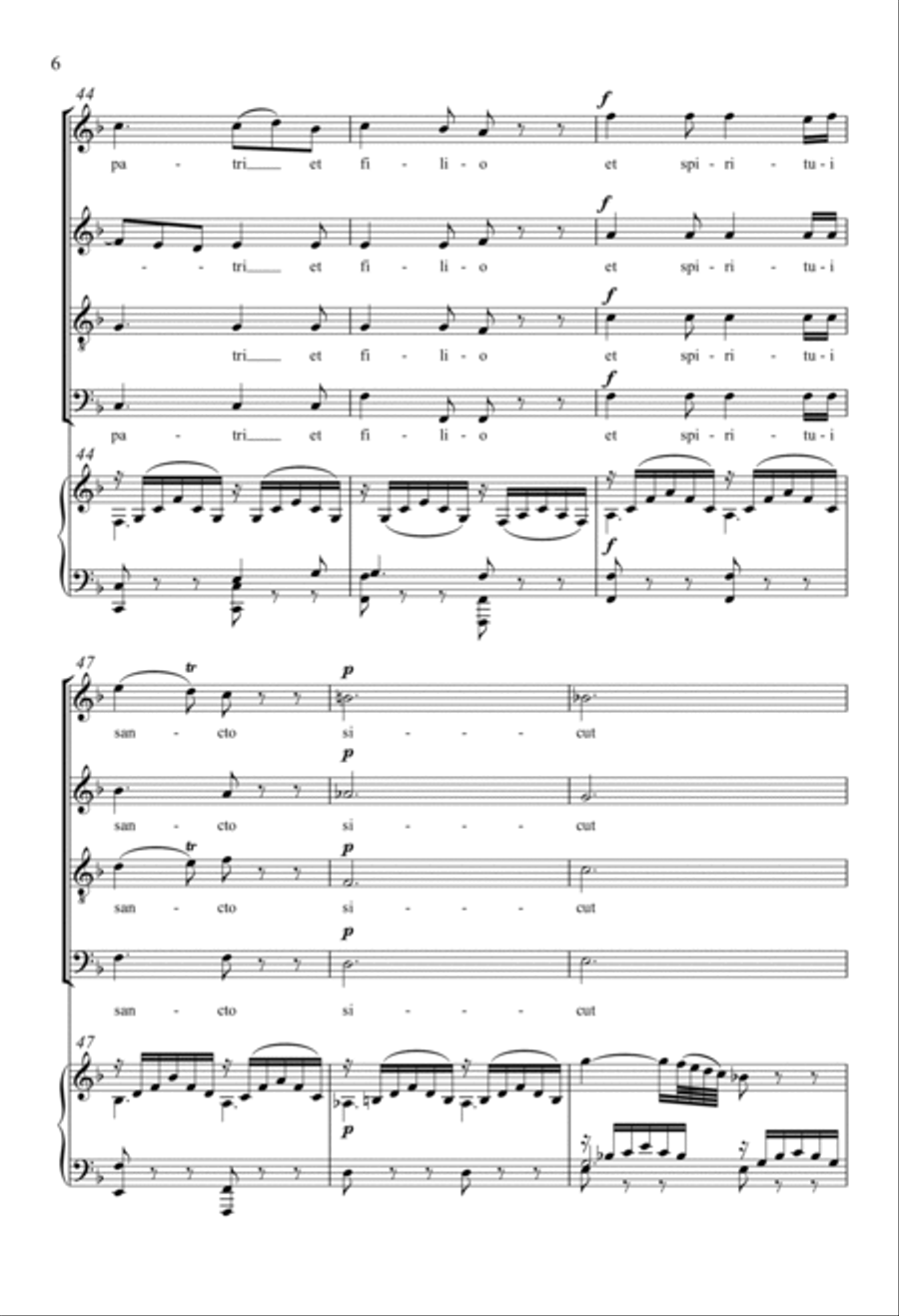 Laudate Dominum Laudate Dominum 4-Part scores gallery preview page 5
