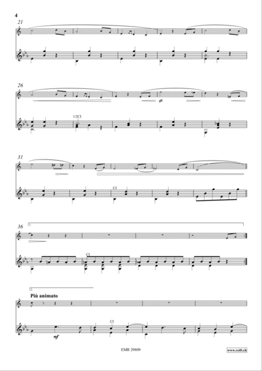 Valse Guitar scores gallery preview page 4