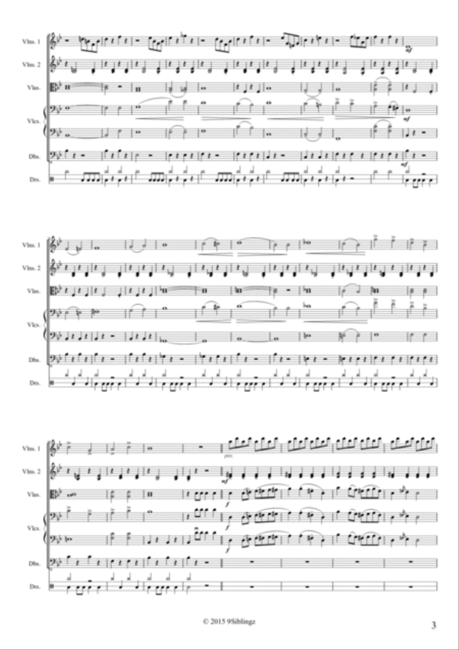 String Chamber Series: Einzug der Gladiatoren String Quartet scores gallery preview page 5