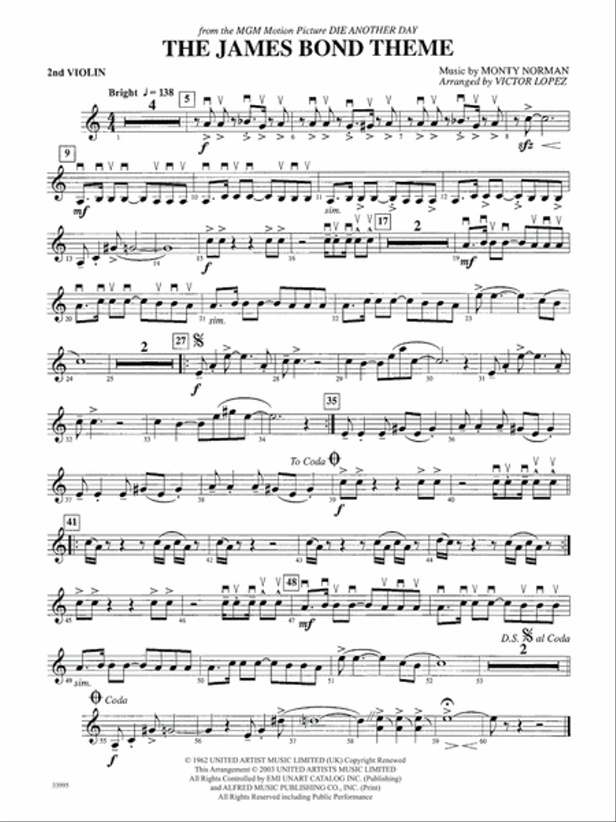 Great Movie Themes: 2nd Violin String Orchestra scores gallery preview page 2