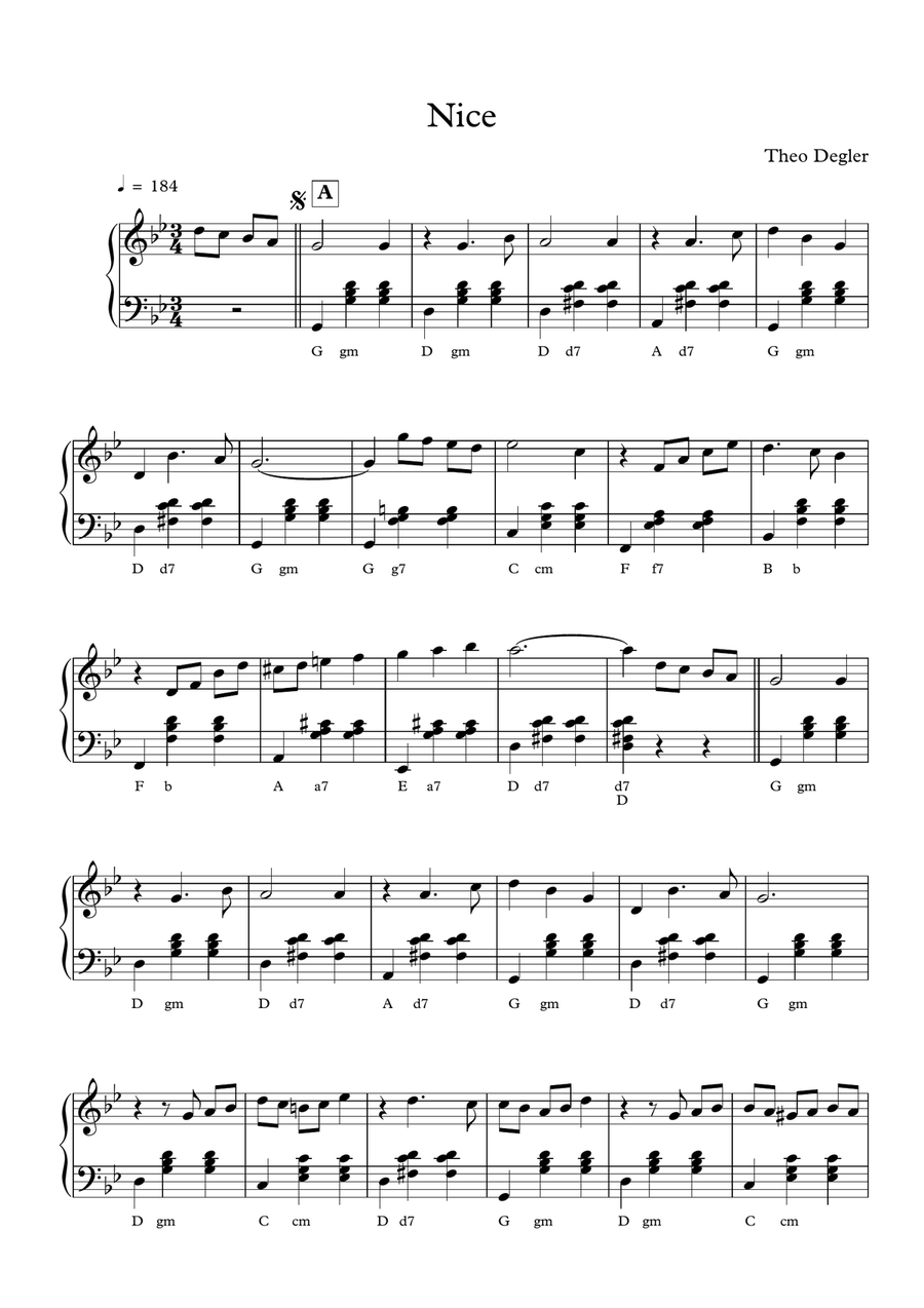 Nice Accordion scores gallery preview page 1