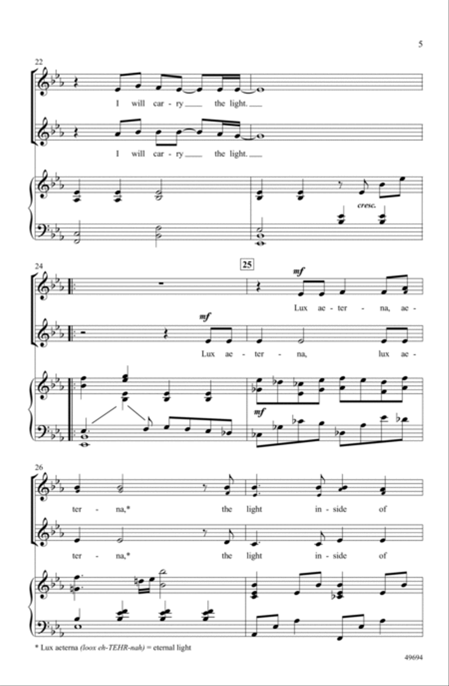 Carry the Light Choir scores gallery preview page 4