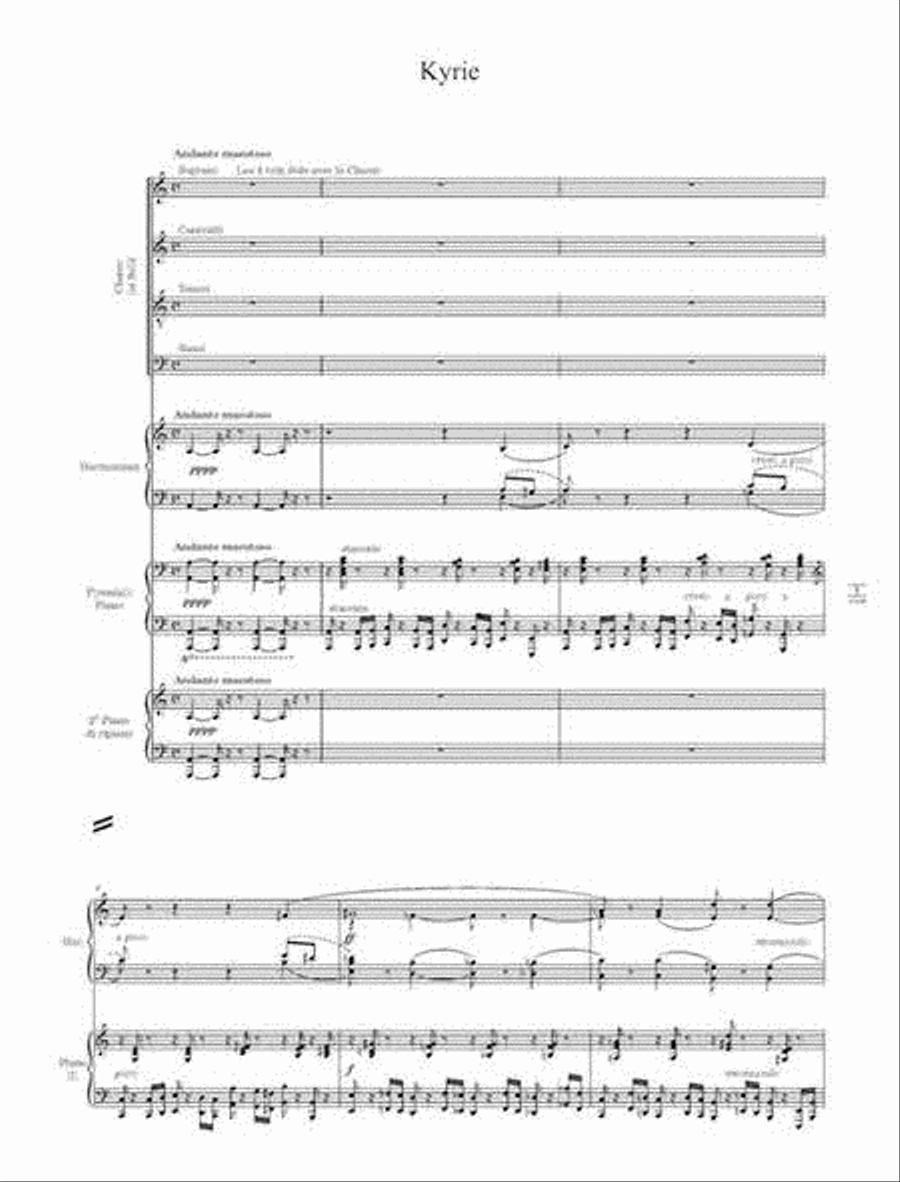 Petite Messe Solennelle Choir scores gallery preview page 5